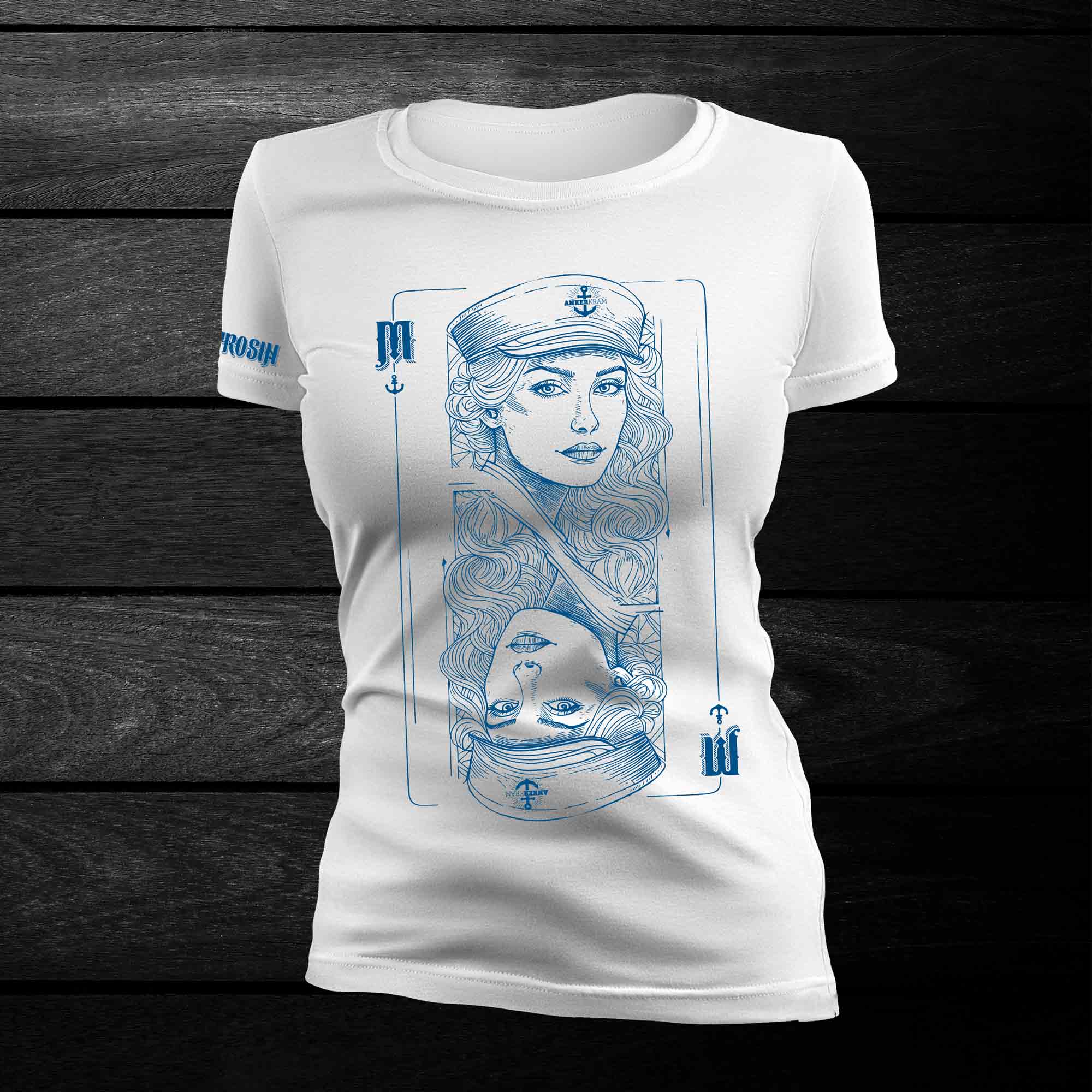 Ankerkram Shirt - Matrosin Spielkarte